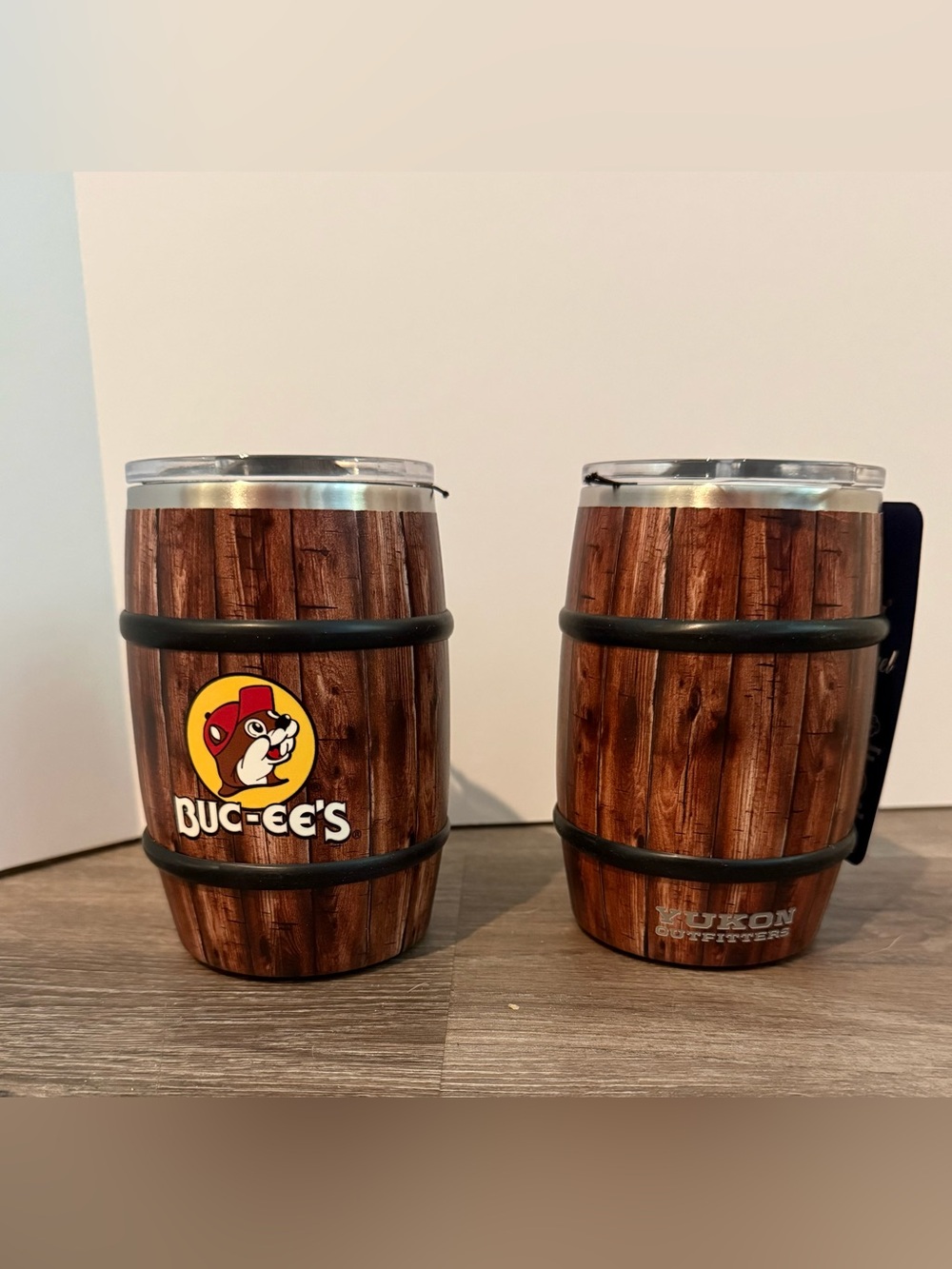 Super Cute Buc-ees (Yukon Outfitters) Single Barrel 12 oz Tumbler- Set of 2- NWT